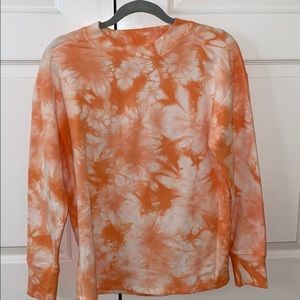 orange crew tie-dye